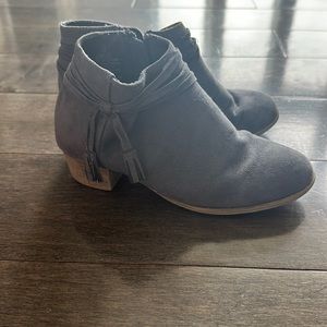 Grey booties size 13